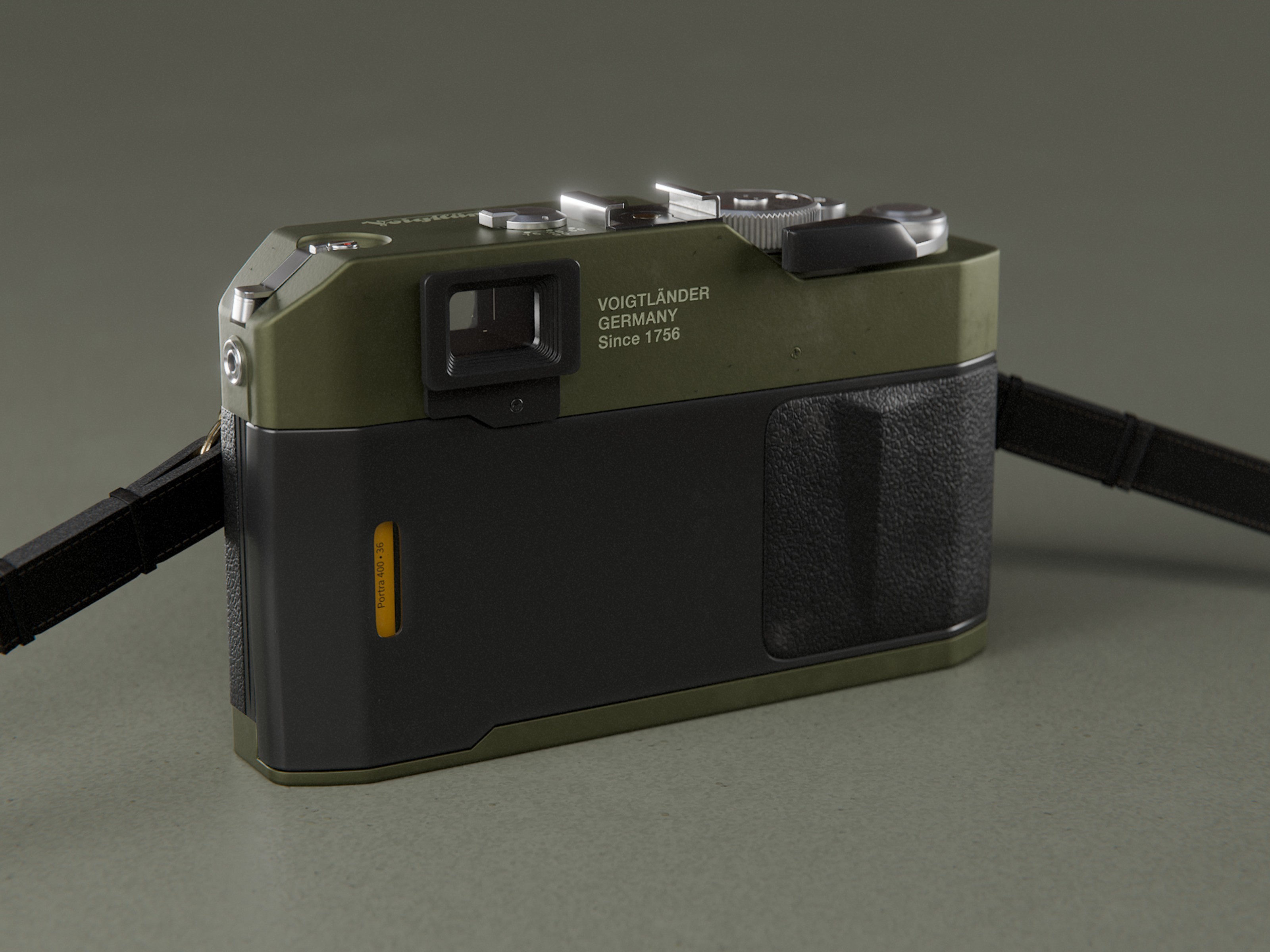 Render of the back of the camera.