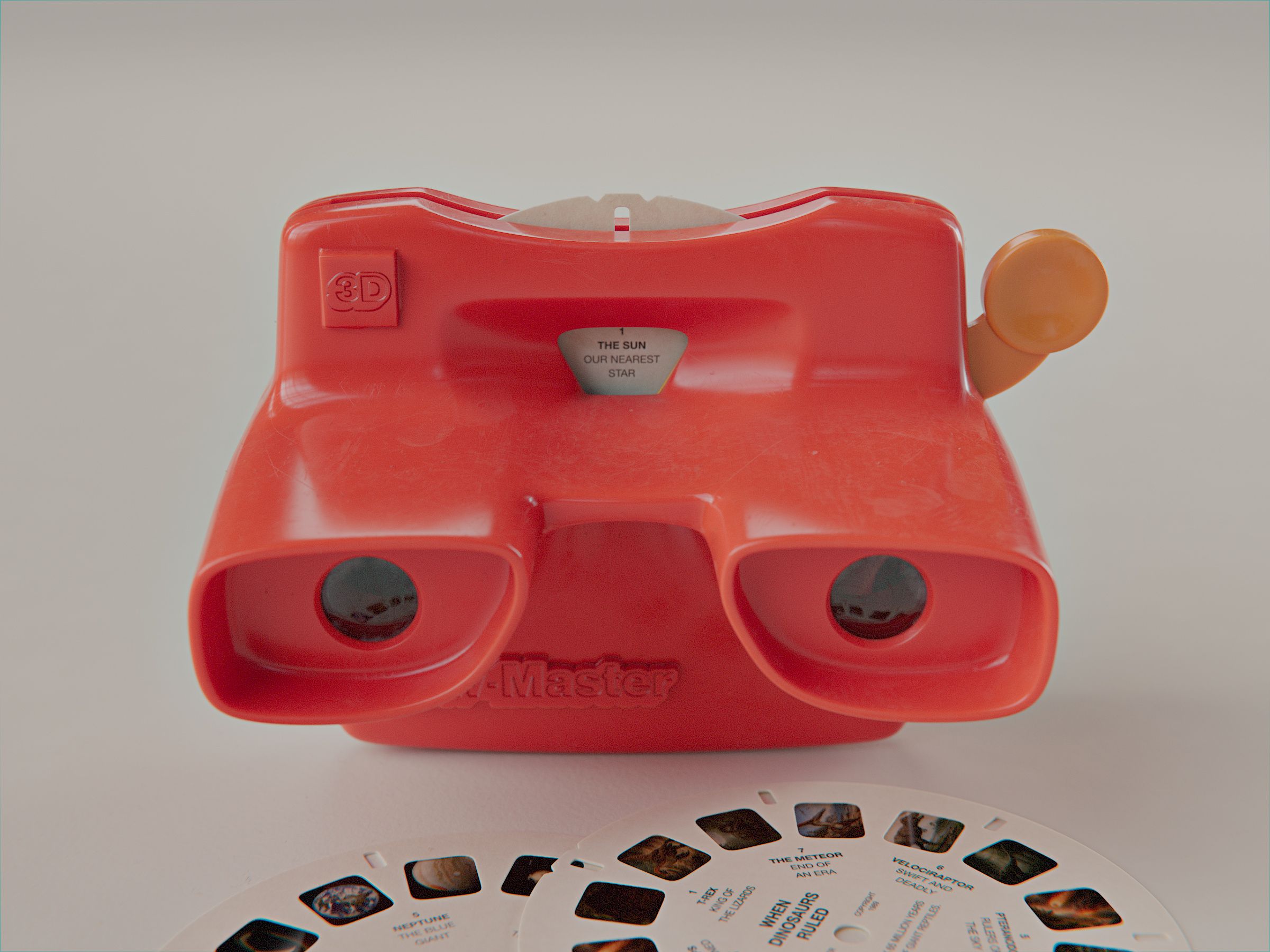 View-Master Model L viewed from the back.